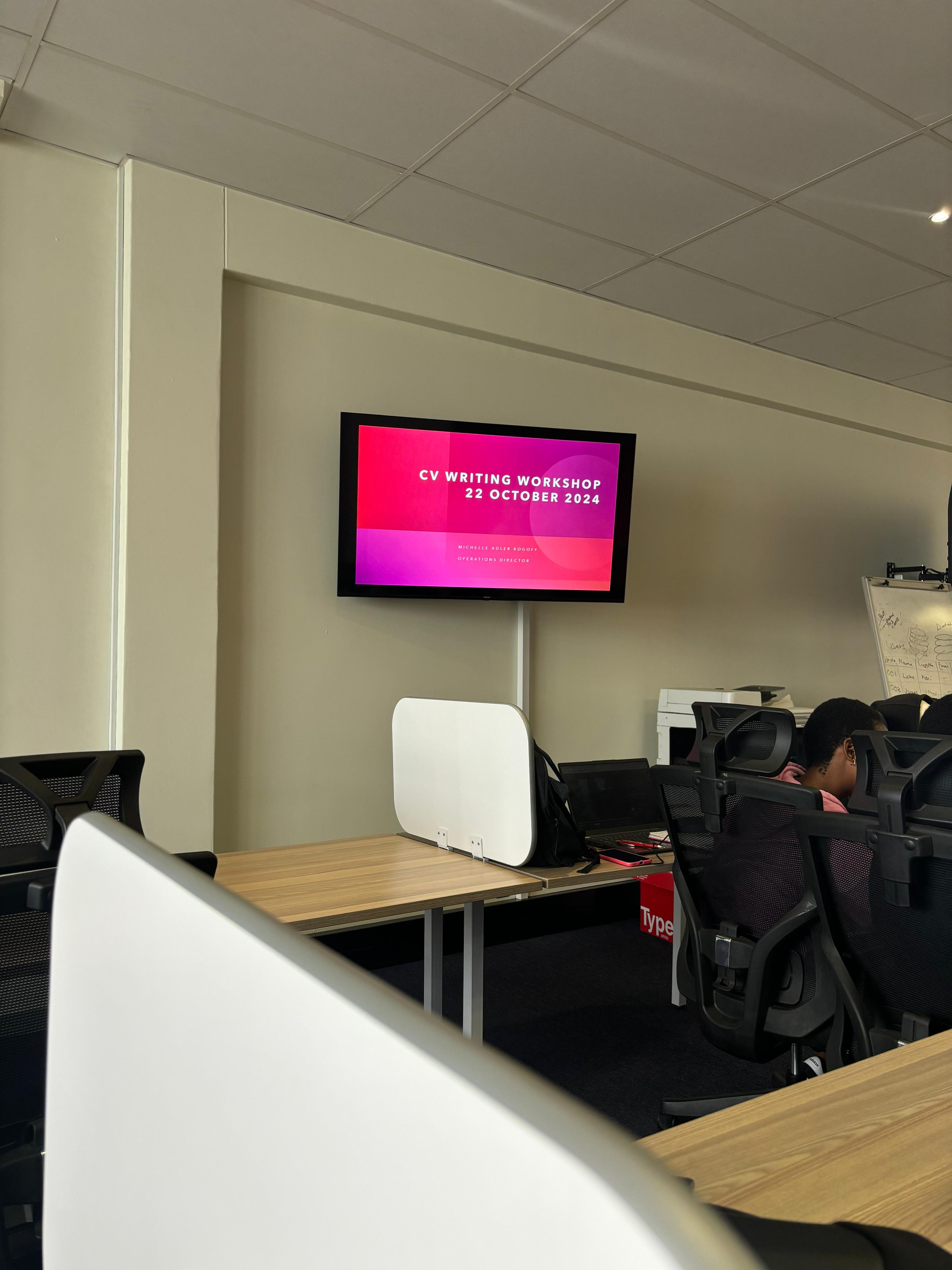 CV Writing Workshop