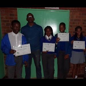 Certificate of Appreciation to the learners who manage to Participate