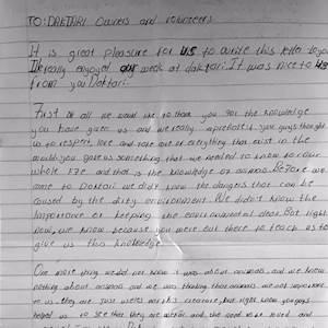 A Letter From the Children