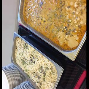 Some of the delicious food the girls get to enjoy during the module days