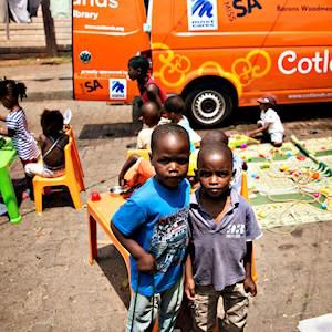 Our MOBILE Toy Libraries allow us to reach more children in rural and under-resourced areas, creating access to play-based learning opportunities. Currently 70% of our children in SA do not have access to any form of early childhood development programmes. We are trying to reduce this. The more MOBILES we can get the more children we can reach
