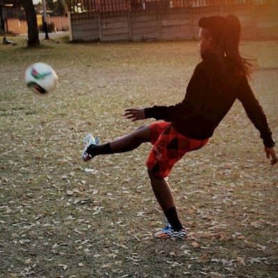 Palesa girils soccer captain!