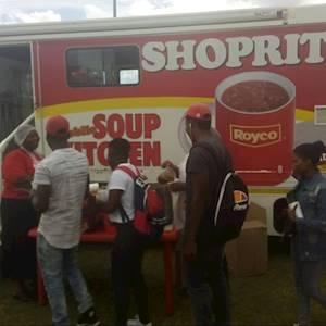 Mphatlalatsane work readiness Programme Shoprite soup kitchen at Roodepoort campus