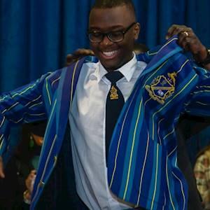 Itumeleng receives his Academic Colours at St David's