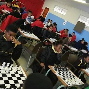 The newly launched Chess club at Ukhanyo Primary school aims to 
Bring children from different socio economic backgrounds and abilities together to promote inclusion in our communities through Chess.
Improve strategic thinking and problem solving skills.
Build self-confidence.
Improve memory and concentration.
Help develop patience.
Strengthen the ability to visualise and spark creativity.