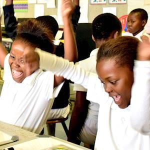 As well as our English Hub, we also run a Maths Lab at Ukhanyo Primary School.We train Ukhanyo Primary School teachers in proven effective maths instruction, by modelling teaching methods and classroom management. Trust is fostered as teachers see for themselves the dramatic improvement in learner confidence and comprehension. We inspire learners to love mathematics through interesting classes, fun-filled afternoon Maths Clubs and by opening up the Maths Lab at break times so that any learner can come in to do mathematics.