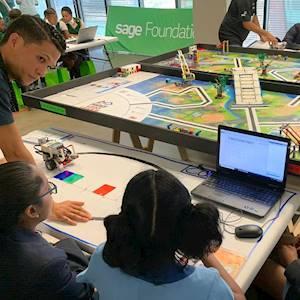 Lego Robotics Career Day at SAGE