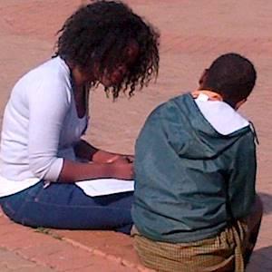 Counselling for a school child at school.