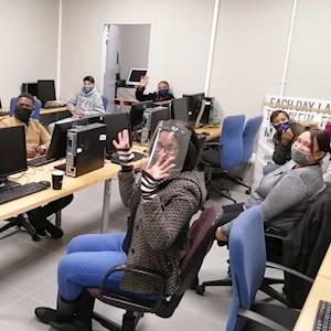 Office Basics class in Covid times!