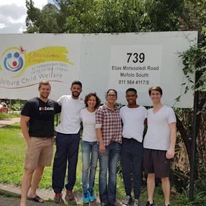 Painting with SAB at Orthandweni Centre