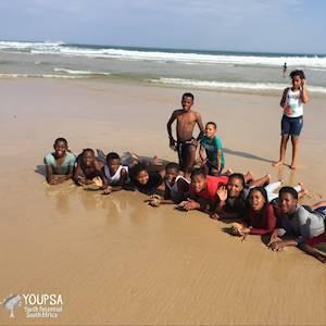 An outing to the beach with YOUPSA's Afterscshool Enrichment Programme kids