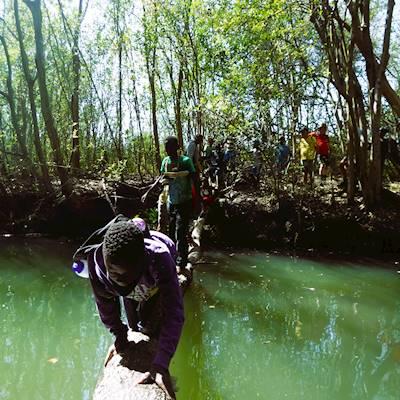 Our boys learn about balance. It is very important that you are able to keep a balance in life because this helps you lead a happy and contented life.