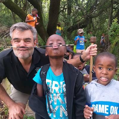 A fun dad and his boys.