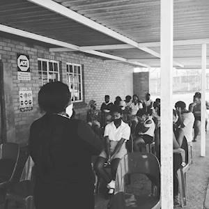 Our monthly Siyakhula Workshops endeavour to empower young girls between the ages of 13-18 from the local community. They leave this meeting inspired as they recieve their monthly toiletry pack, donated by our network of partners. Through this initiative, young ladies can be mentored to achieve academic goals and overcome gender-based stereotypes and norms which ristricts their development.