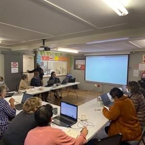 Computer and IT training for volunteers and members..
