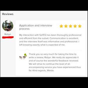 SAYes reviews