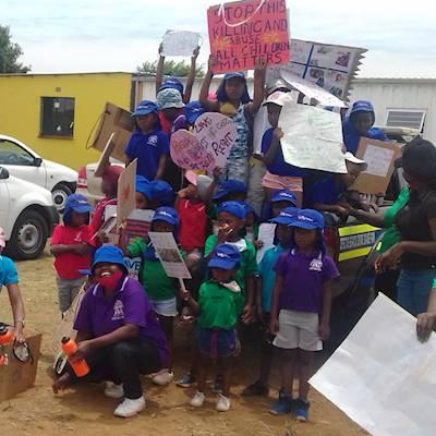 Help Lusemanzi Early Childhood Development by GBV CAMPAGNE for KIDS & ADULTS, HOT DOGS, PARTY PACKS, T SHIRT, CAPS.