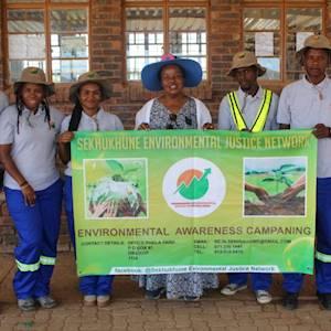 Help SEKHUKHUNE ENVIRONMENTAL JUSTICE NETWORK with 5 volunteers for Training our staff Moderator & Assessor