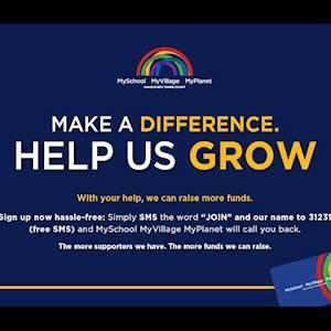 Help Upper Highway Baby Home with 50 volunteers for signing up to my school card