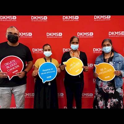 Help DKMS Africa (formerly known as The Sunflower Fund) with 50 volunteers for donor recruitment drives
