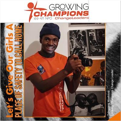 Help Growing Champions NPO raise R100,000 for Young woman to remain in our place of safety