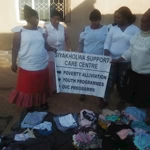 Help Siyakholwa Support Care Centre by DONATION OF OVC CLOTHING for OVC CLOTHING DONATION