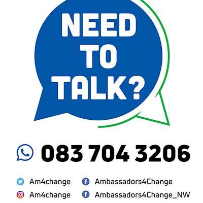 Help Ambassadors4Change with 5 volunteers for GBV support services