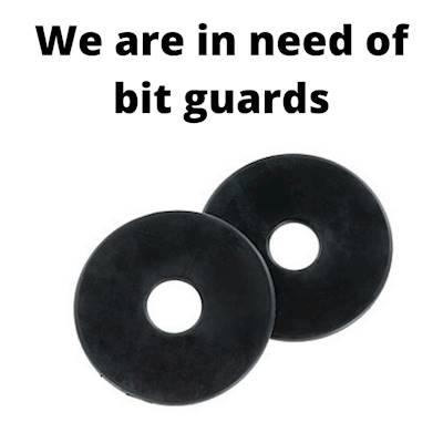Help Cart Horse Protection Association by donating bit guards for protecting the horses' mouths