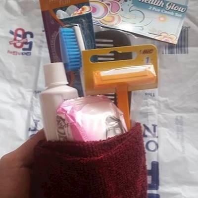 Help Fountain for the Thirsty by creating hygiene packs for the homeless.