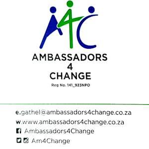 Help Ambassadors4Change with 10 volunteers for Fundraising strategy and assistance