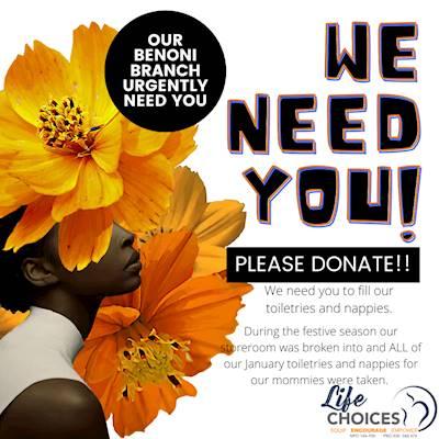 Help Life Choices by nappies size 3, 4 & 5 for babies