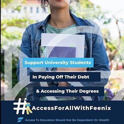 Help The Feenix Trust with 5 volunteers for Helping us raise money for students